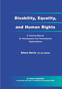 Disability, Equality and Human Rights by Alison Harris, 9780855984854