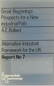 Small Beginnings (New roles for British businesses) by Alan Bollard, 9780903031912