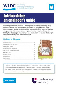 An Engineer's Guide to Latrine Slabs by Brian Reed, 9781843801436