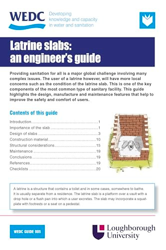 An Engineer's Guide to Latrine Slabs by Brian Reed, 9781843801436