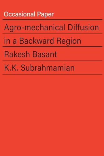 Agro-mechanical Diffusion in a Backward Region by Rakesh Basant, 9781853390234