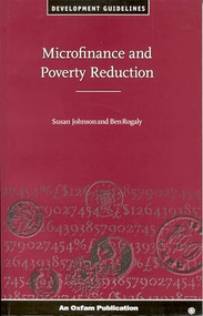 Microfinance and Poverty Reduction by Susan Johnson, 9780855983697