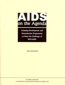 Aids on the Agenda by Sue Holden, 9780855984694