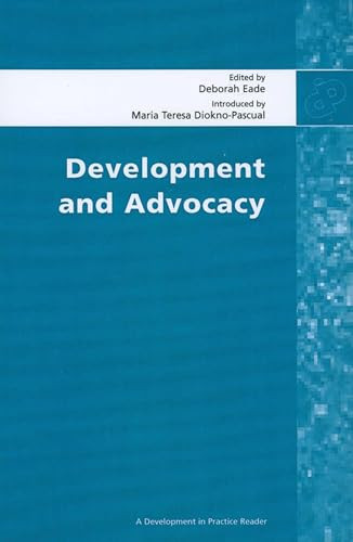 Development and Advocacy by Deborah Eade, 9780855984632