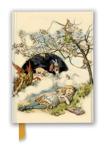 British Library: Alice Asleep, from Alice's Adventures in Wonderland (Foiled Journal) by Flame Tree Studio, 9781839647246