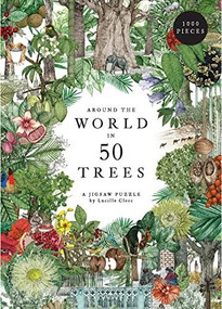 Around the World in 50 Trees 1000 Piece Puzzle by Jonathan Drori, Lucille Clerc, 9780857828965