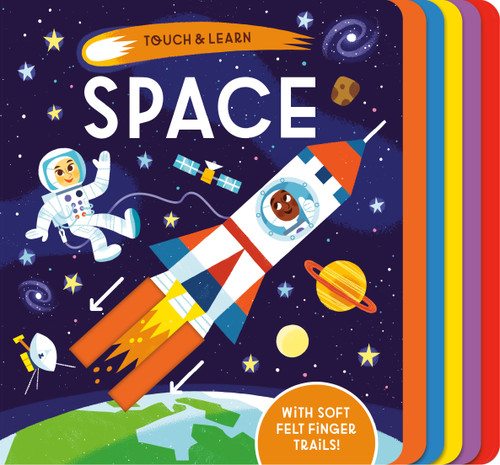 Touch & Learn: Space (With colorful felt to touch and feel) by Becky Davies, Mei Stoyva, 9780593480113