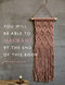 You Will Be Able to Macramé by the End of This Book by Tiffany Allen, 9781781578230