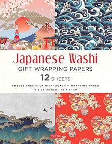 Japanese Washi Gift Wrapping Papers - 12 Sheets (18 x 24 inch (45 x 61 cm) Wrapping Paper) by Tuttle Studio, 9780804852333