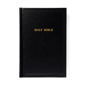 KJV Pew Bible, Black Hardcover (Holy Bible) by Holman Bible Publishers, 9781087747460