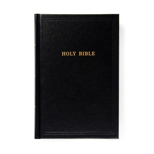 KJV Pew Bible, Black Hardcover (Holy Bible) by Holman Bible Publishers, 9781087747460
