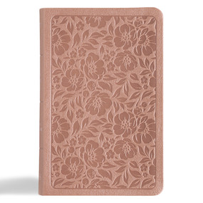 KJV Personal Size Bible, Rose Gold LeatherTouch by Holman Bible Publishers, 9781087751399