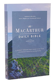 NASB, MacArthur Daily Bible, 2nd Edition, Paperback, 1995 Text, Comfort Print by John F. MacArthur, Thomas Nelson, 9780785257646