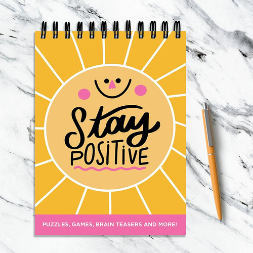 Stay Positive Assorted Puzzle Book, 9781639243433