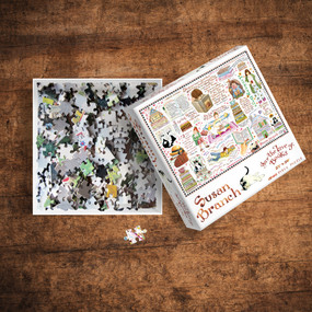 1000 Piece Books & Cats Susan Branch Jigsaw Puzzle, 9781646666959