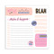 Make it Happen Daily Note Block for Productivity and Lists Desktop, 9781646668410