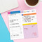 Rainbow Daily Note Block for Productivity and Lists Desktop, 9781643329024