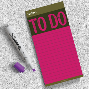 Pink Big To Do Memo Magnet Pad, 9781643324609