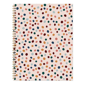 Spotted Dot Boho Large Weekly Monthly Spiral Planner, 9781646664825