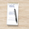Blue Boho Stripe Daily Agenda Notepad Planner, 9781646664818