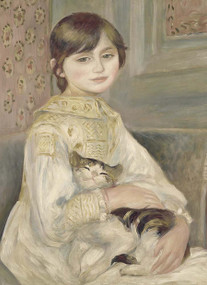 Child with Cat (Julie Manet) Notebook by Pierre-Auguste Renoir, 9780486850009