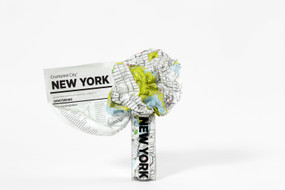 Crumpled City map of New York, CCMTNEWYORK