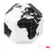 Dear World paper pinnable globe small - cities, DWGS