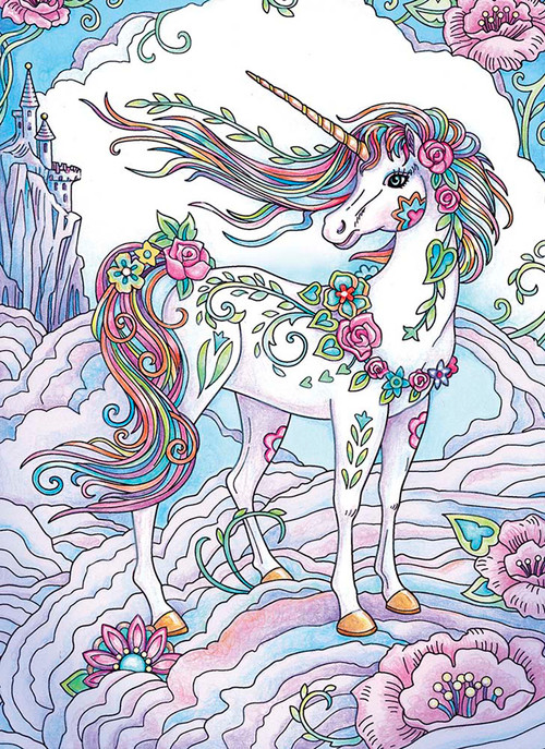 Magical Unicorn Notebook by Marjorie Sarnat, 9780486848259