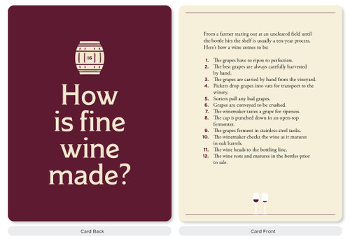 The Wine Lover's Card Deck (50 Cards for Selecting, Tasting, and Pairing) by Wes Marshall, 9781648291685