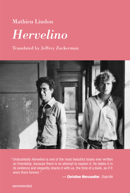 Hervelino by Mathieu Lindon, Jeffrey Zuckerman, 9781635901702