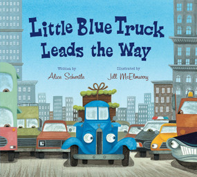 Little Blue Truck Leads the Way Padded Board Book by Alice Schertle, Jill McElmurry, 9780358731092