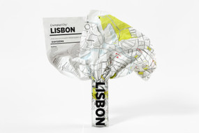 Crumpled City map of Lisbon, CCMTLisbon