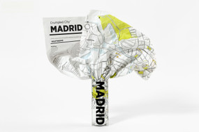 Crumpled City map of Madrid, CCMTMadrid