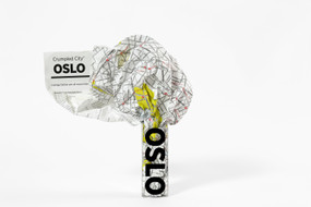 Crumpled City map of Oslo, CCMTOslo