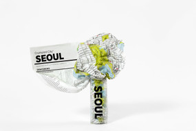 Crumpled City map of Seoul, CCMTSeoul