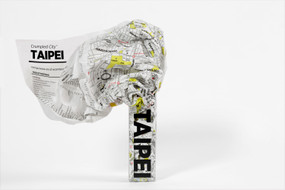 Crumpled City map of Taipei, CCMTTaipei