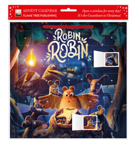 Aardman: Robin Robin Advent Calendar (with stickers) by Flame Tree Studio, 9781804170908