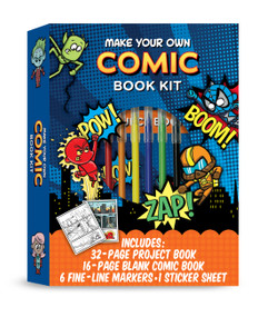 Make Your Own Comic Book Kit (A step-by-step guide for learning to draw comic book characters and making your own comic book) by Spencer Brinkerhoff III, 9780785840886