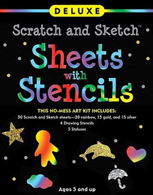 SCRATCH & SKETCH SHEETS WITH STENCILS by , 9781441339713