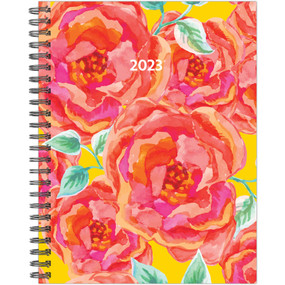 Rose Floral 2023 8.5" x 11" Softcover Weekly Planner by Willow Creek Press, 9781549230103