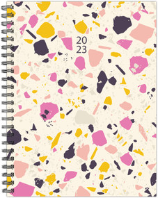 Modern Terrazzo 6.5" x 8.5" Softcover Weekly Planner by Willow Creek Press, 9781549230004