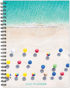 At the Beach 6.5" x 8.5" Softcover Weekly Planner by Willow Creek Press, 9781549230288