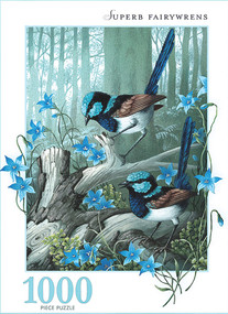 Superb Fairywrens (1000 piece puzzle) by Shirley Barber, 9781922418333