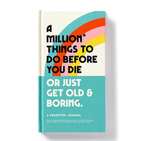 A Million Things to Do Before You Die Prompted Journal by Galison, Brass Brass Monkey, 9780735373495