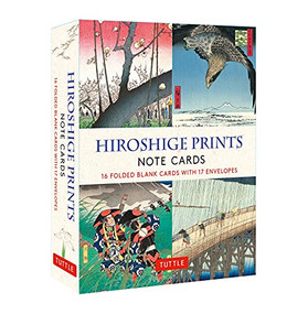Hiroshige Prints, 16 Note Cards (16 Different Blank Cards with 17 Patterned Envelopes (Woodblock Prints)) by Utagawa Tuttle Studio, 9780804854412