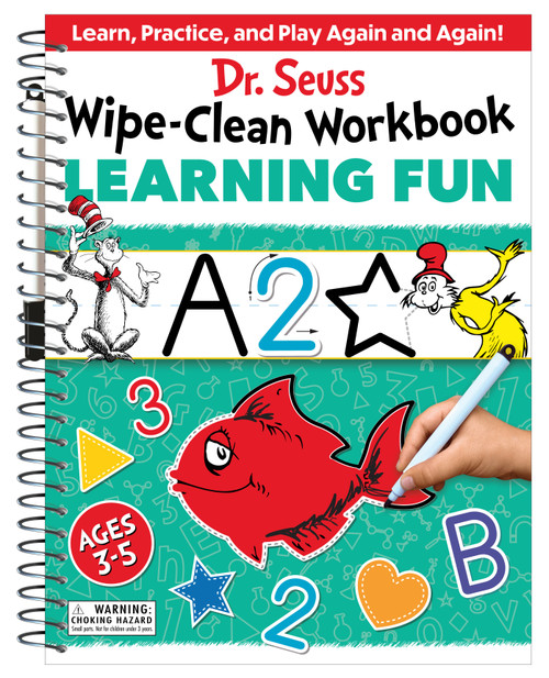 Dr. Seuss Wipe-Clean Workbook: Learning Fun (Activity Workbook for Ages 3-5) by Dr. Seuss, 9780525572244