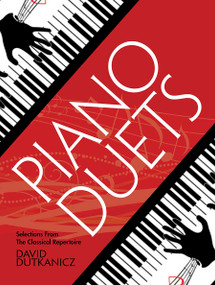 Piano Duets (Selections from the Classical Repertoire with Downloadable MP3s) by David Dutkanicz, 9780486834290