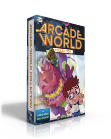Arcade World Collection (Boxed Set) (Dino Trouble; Zombie Invaders; Robot Battle) by Nate Bitt, Glass House Graphics, 9781665916288