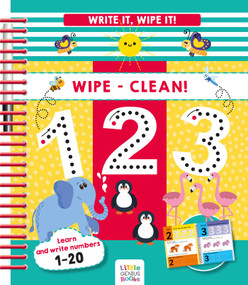Write it, Wipe It! Wipe-Clean 123 by Little Genius Books, 9781953344687
