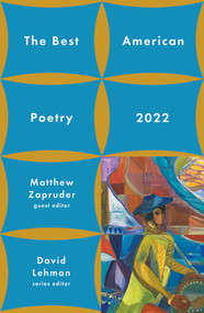The Best American Poetry 2022 - 9781982186692 by David Lehman, Matthew Zapruder, 9781982186692